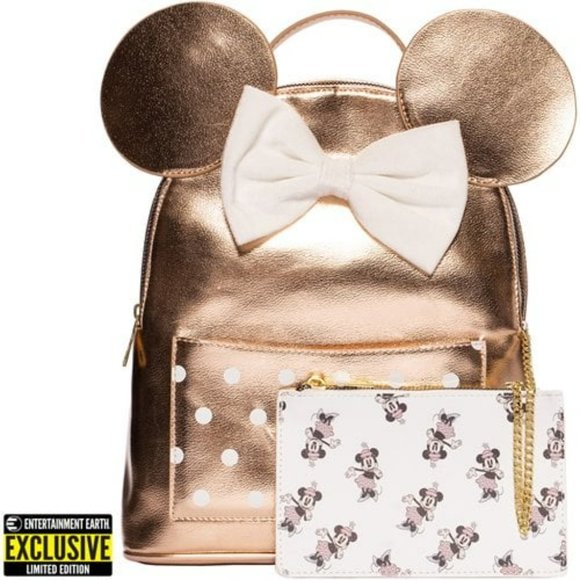 Disney Amigo Minnie Mouse Mini-Backpack - Entertainment Earth Exclusive - Picture 1 of 12